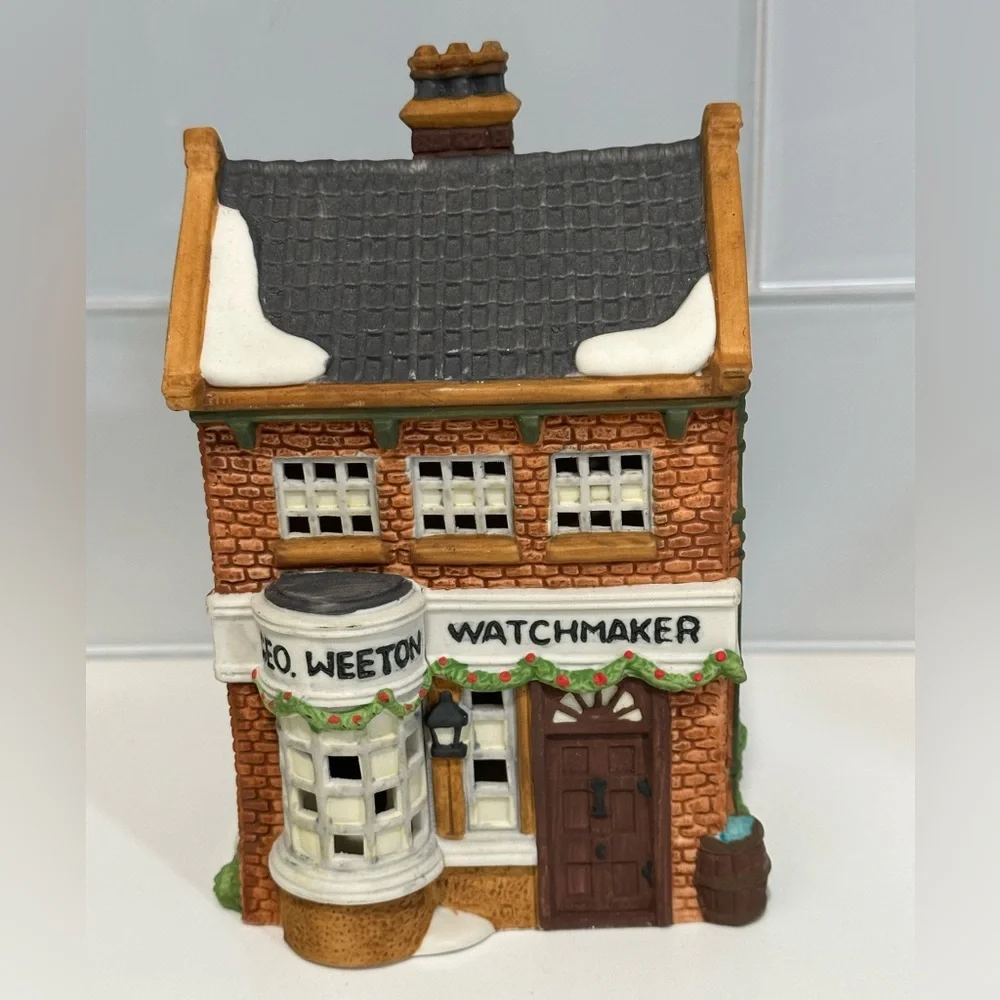Dept 56 Geo Weeton Watchmaker 59269 retired original Dickens Village Series